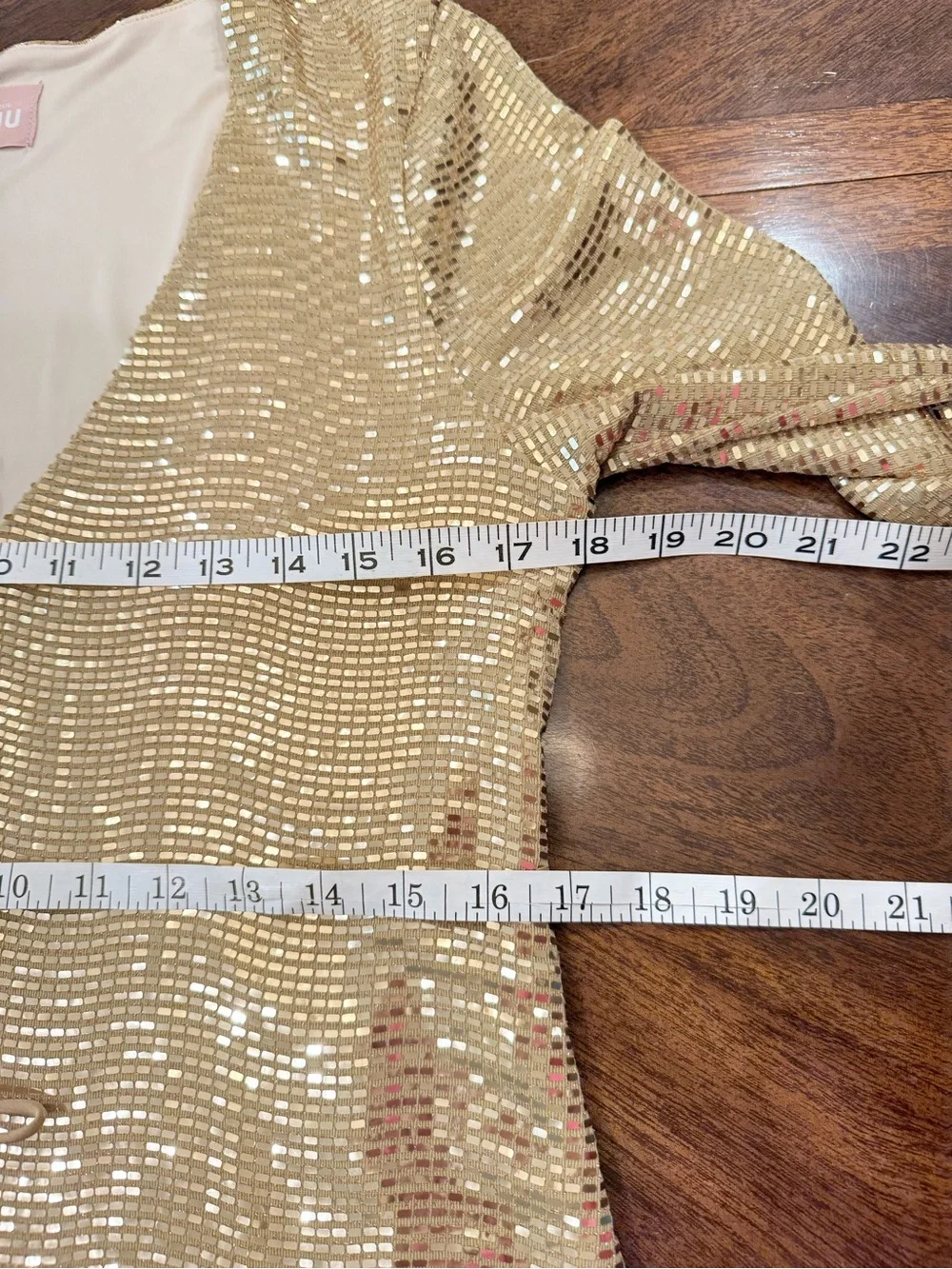 Show Me Your Mumu Thrill Two-piece Set, Gold, size M